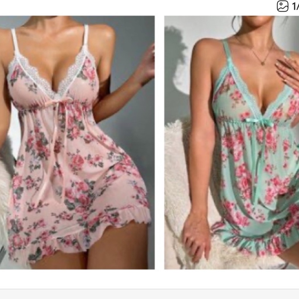 ♦️2♦️FLORAL CAMI PAJAMAS